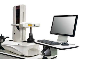 cutting tools for cnc machining center or lathe inspection dimension shape appearance etc by automatic high technology and precision presetting measuring machine isolated + clipping path