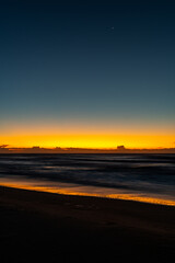 Fototapeta na wymiar Dawn at the Beach - Portrait Orientation