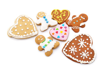 Christmas gingerbread cookies.