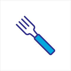 Fork icon, vector design trendy