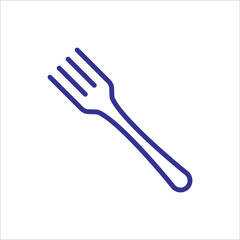 Fork icon, vector design trendy