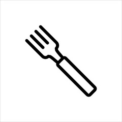 Fork icon, vector design trendy