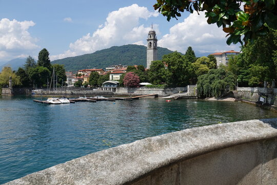 Blick auf Verbania-Pallanza am Lago Maggiore