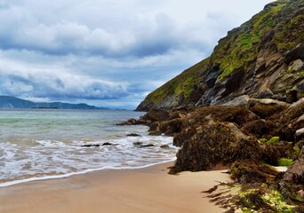 Beach and rocks in the bay
