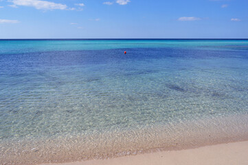 Beautiful beach in Salento, South Italy