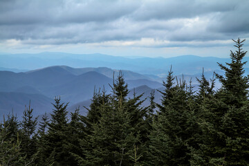 Blue Ridge Mountain Vista in North Carolina