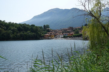 Blick auf Mergozzo über den Lago di Mergozzo
