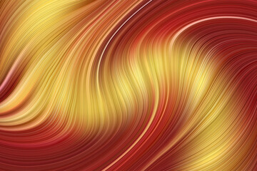Modern gold red abstract wave curved background