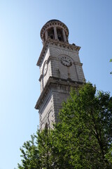 Fototapeta na wymiar Turm der Basilica S. Vittore, Verbania-Intra am Lago Moggiore
