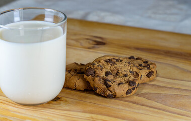 Chocolate Chip Cookies and Milk