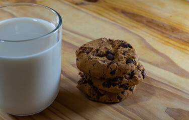 Chocolate Chip Cookies and Milk