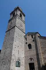 Fototapeta na wymiar Kirchturm von Bellagio, Comer See