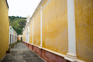 yellow wall