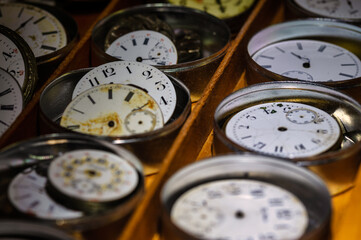 Watch Repair Shop: Effects of Time on Collection of Old, Broken and Discarded Watches