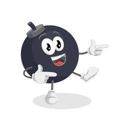 cute bomb mascot