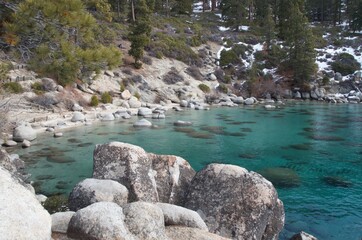 Lake Tahoe Green Water