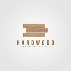 hardwood parquet logo vector illustration design, wood minimalist logo design