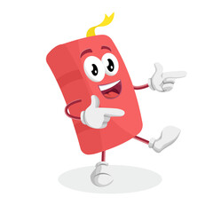 book mascot posing cute