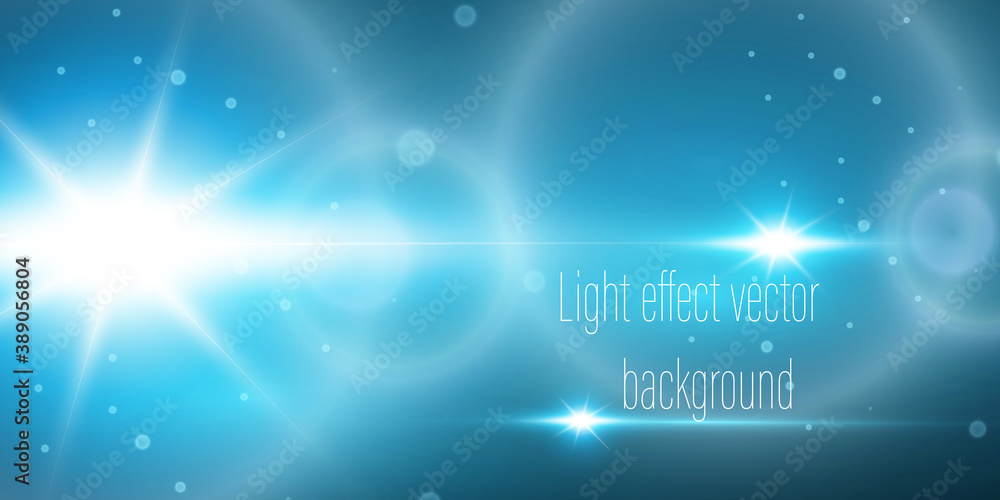 Poster light effect for background and illustration. image of light rays, stripes of lines with blue light,