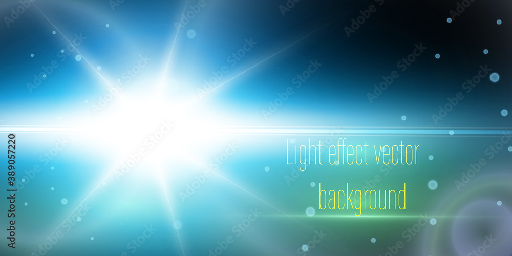 Poster light effect for background and illustration. image of light rays, stripes of lines with blue light,