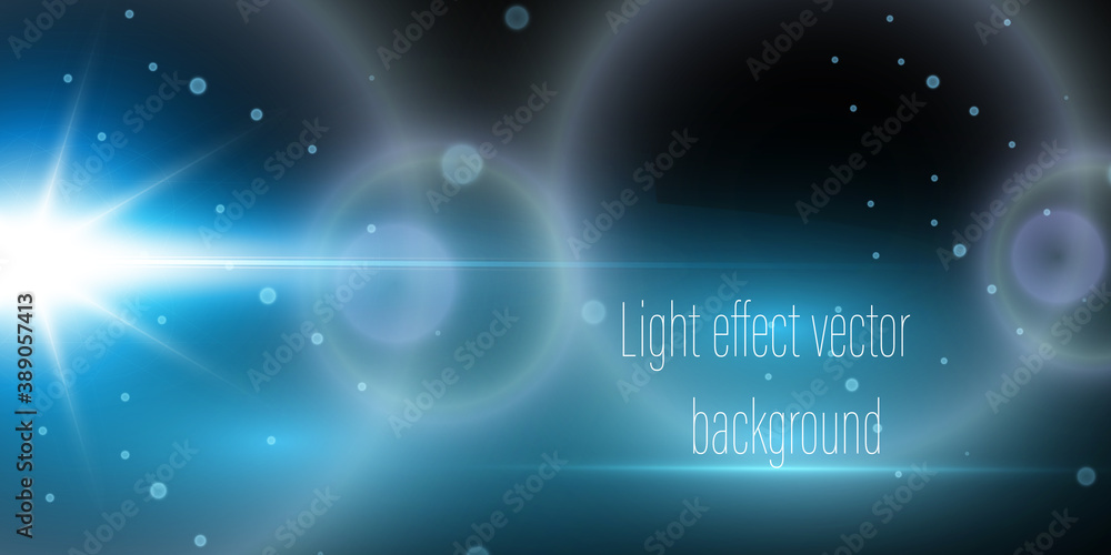 Poster light effect for background and illustration. image of light rays, stripes of lines with blue light,