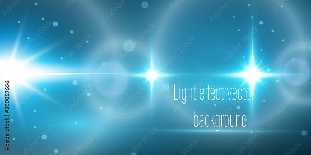 Poster light effect for background and illustration. image of light rays, stripes of lines with blue light,