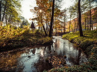 Fototapeta jurajskie krajobrazy jesienią obraz