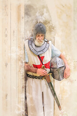 Authentic templar knight
