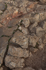 Texture of mountain stones background