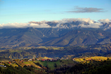 Obraz premium Alpine landscape of Bucegi Mountains, Romania, Europe