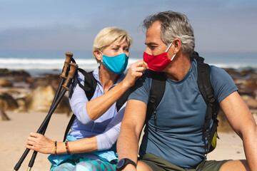 Senior couple spending time in nature together