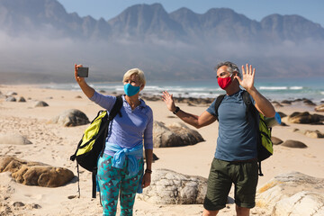 Senior couple spending time in nature together