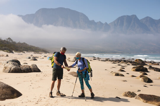 Senior couple spending time in nature together