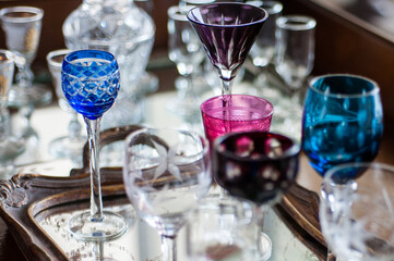 glasses of champagne