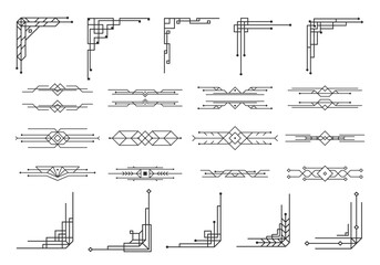 Black art deco. © Little Monster 2070