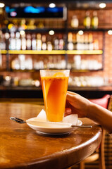 ginger tea with lemon and honey