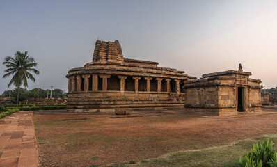 Fototapeta premium Durga Temple is a medieval Hindu temple located in Aihole in Karnataka, India.