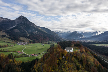 Blick zur Schöllanger Burg