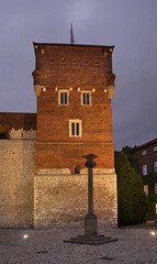 Thief tower at Wawel castle in Krakow. Poland