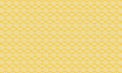 geometric pattern of small decorative elements in yellow tones.