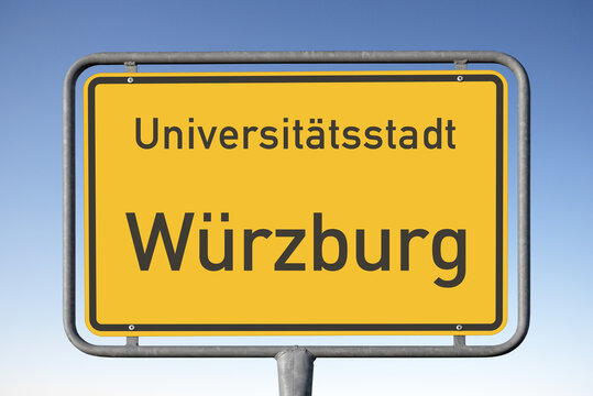 Ortstafel Universitätsstadt Würzburg, (Symbolbild)