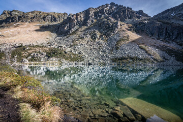 Etang de l'Estagnol en Ariège - Occitanie - France