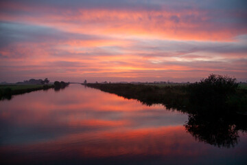 Sonnenaufgang in Blokzijl