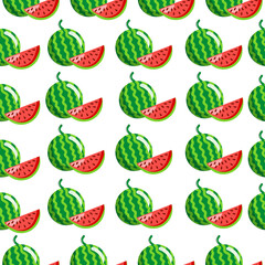 Seamless square pattern with Watermelon,Slice for tiles texture, , Plywood Texture, wall sticker and textile design.