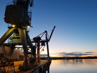 Port of Sweden. Oxelosund.