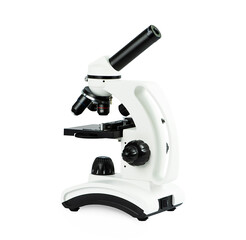 microscope isolated on white background