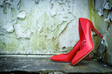 Red High Heel Shoes