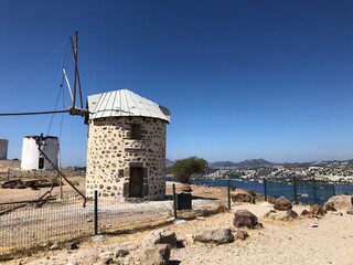 windmill on the beach