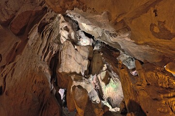 Inside of the Cave St. Georgiou in Kilkis