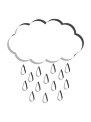 Regen Wolke 3D 
